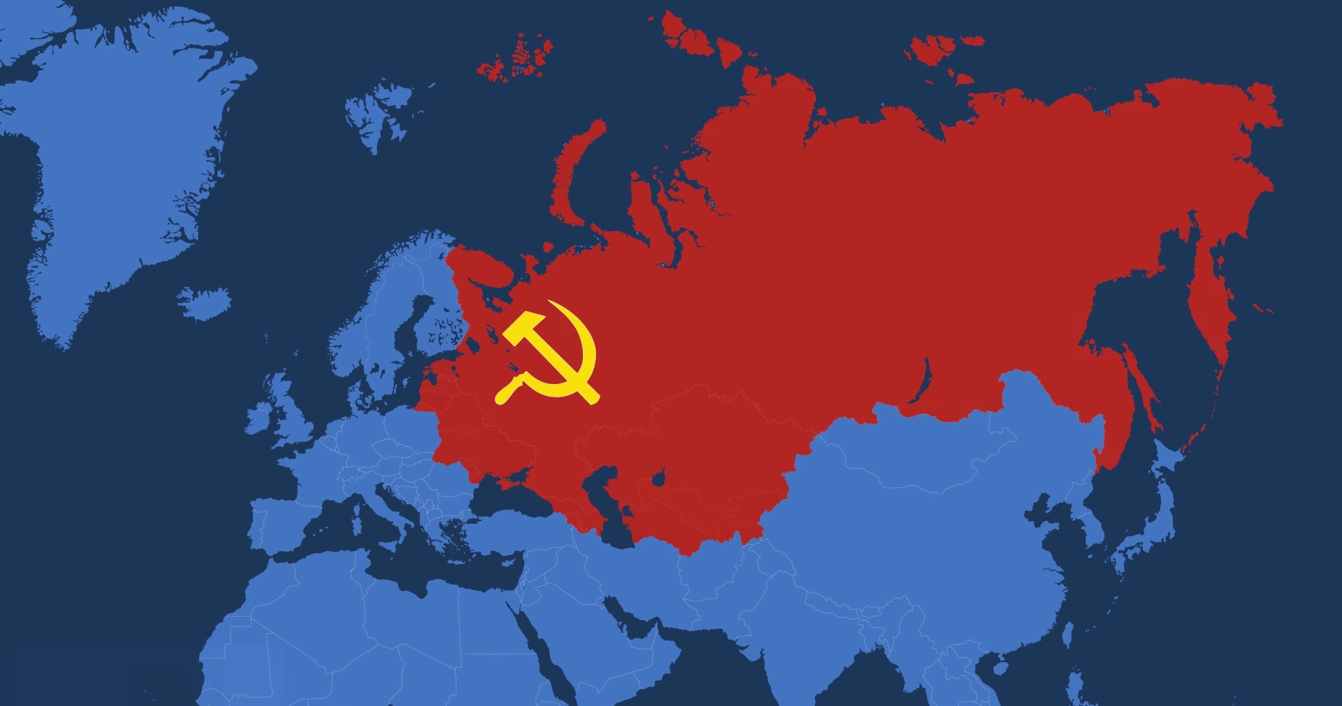Россия после второй мировой. Карта советского Союза после второй мировой войны.